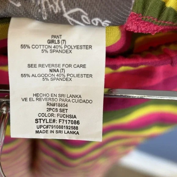 Emily Rose 2piece Outfit Set Girls sz 7 Textured Knit Long Sleeve Fall Leggings - Picture 8 of 8